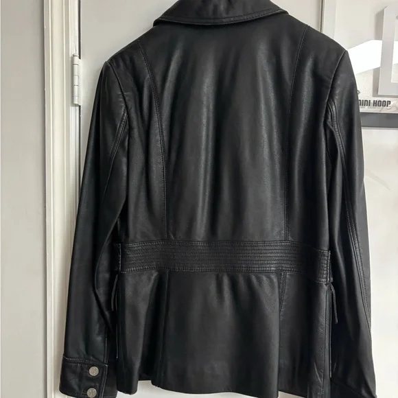 Tory Burch Black Leather Jacket